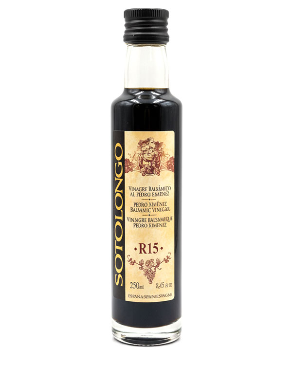 Vinagre Balsámico al Pedro Ximénez R15 Sotolongo 250 ml
